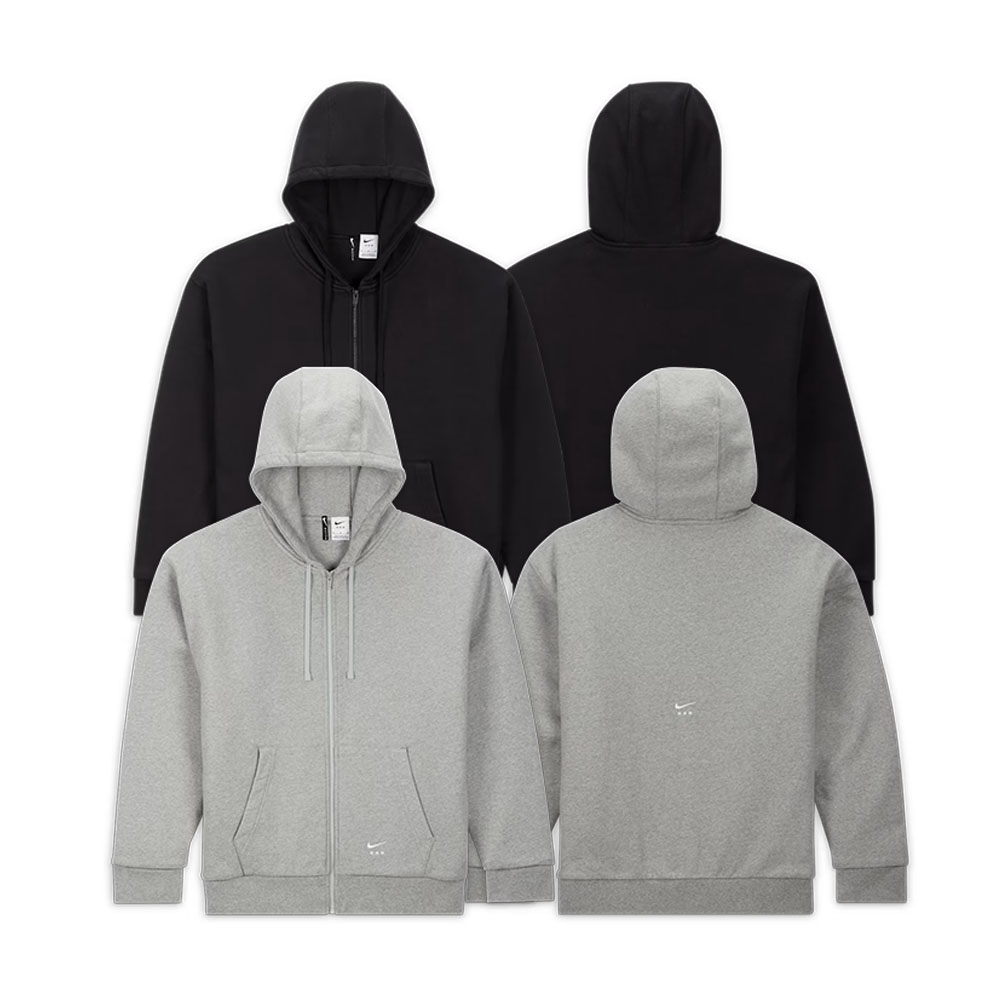 NIKE 耐吉 MMW x Nike Fleece Hoodie 連帽外套 黑/灰 DR5364