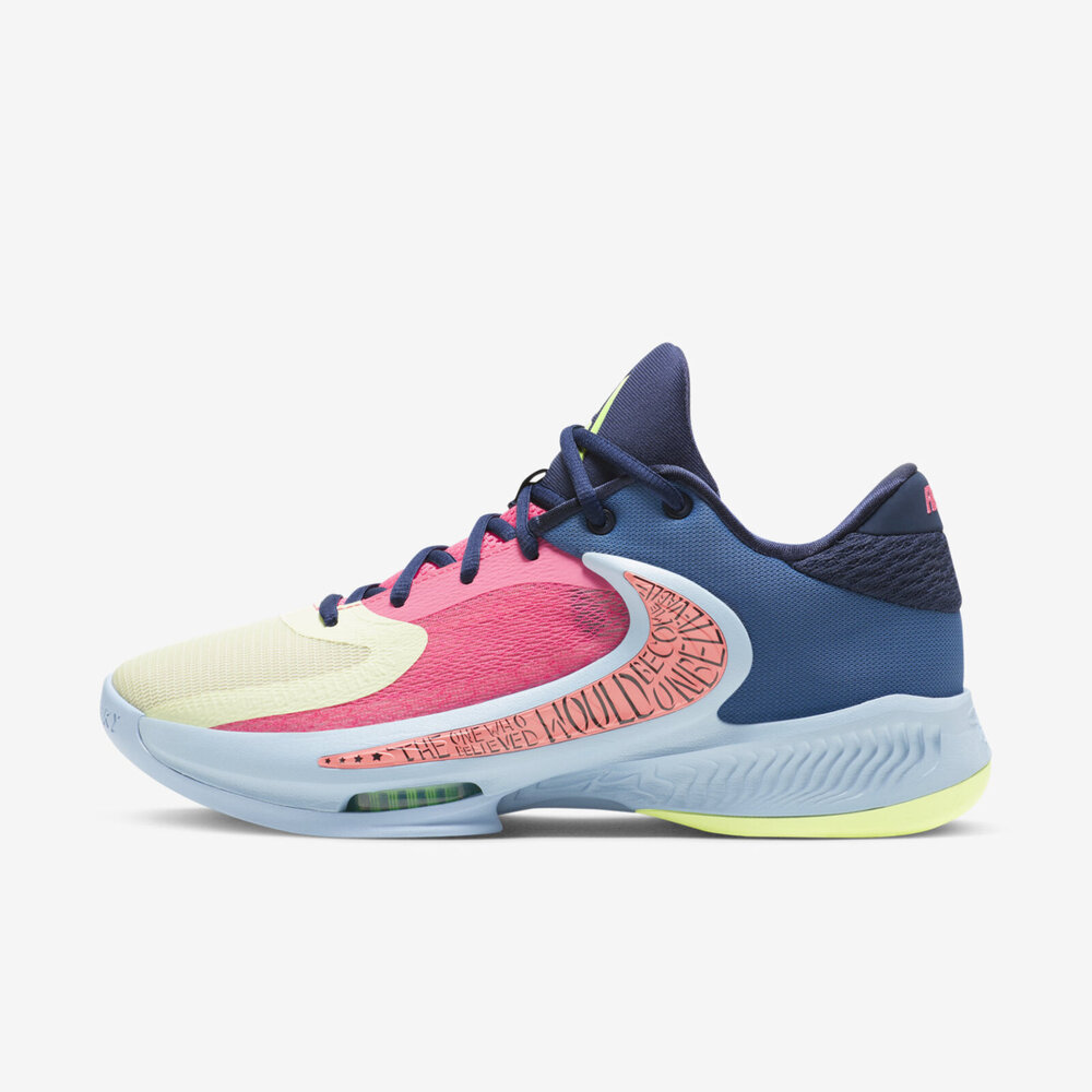 Nike Zoom Freak 4 EP [DO9678-400] 男 籃球鞋 運動 球鞋 字母哥 希臘怪物 緩震 藍彩
