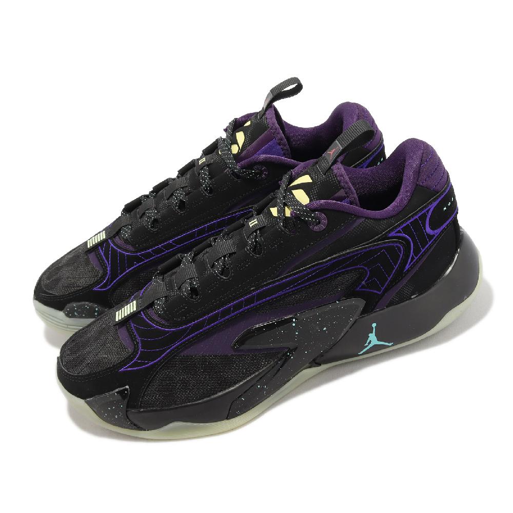 Nike 耐吉 籃球鞋 Jordan Luka 2 PF 男鞋 黑 紫 夜光鞋面 緩震 運動鞋 喬丹 DX9012-001