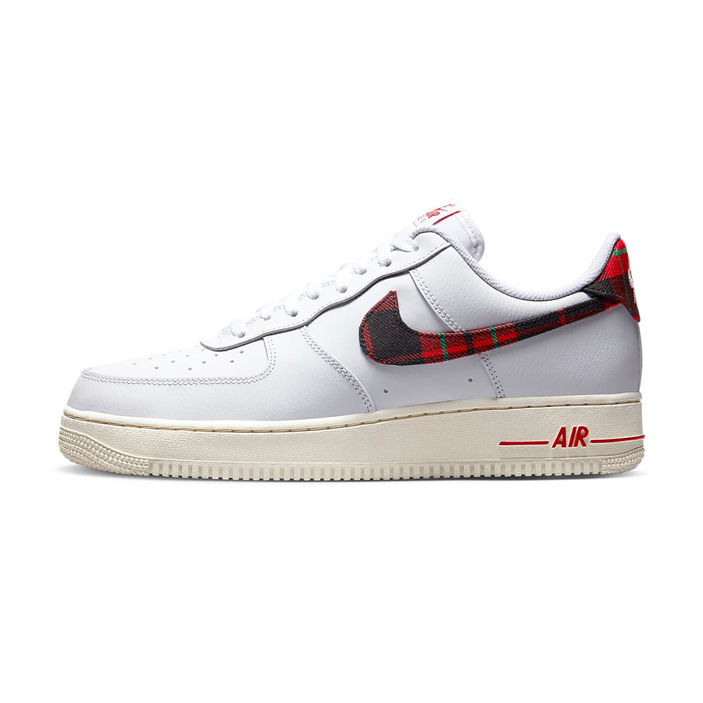 Nike Air Force 1 '07 LV8 男白格紋經典穿搭休閒運動休閒鞋DV0789-100