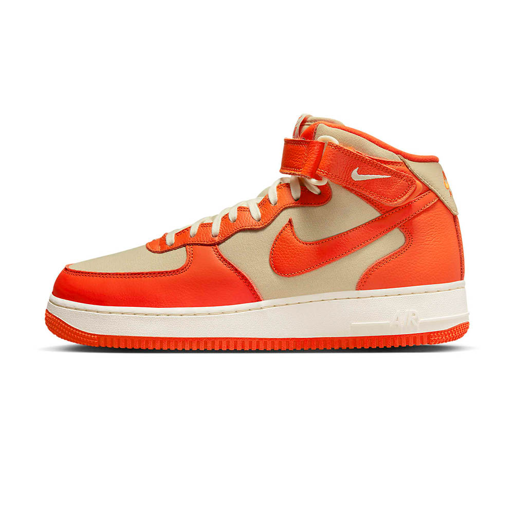 Nike Air Force 1 Mid 男橘中筒經典AF1 穿搭運動休閒鞋FB2036-700