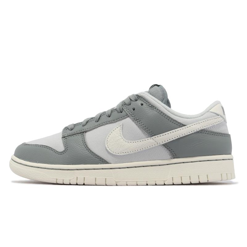 Nike 休閒鞋Dunk Low Retro PRM 男鞋綠灰雲母綠皮革Mica Green 低筒