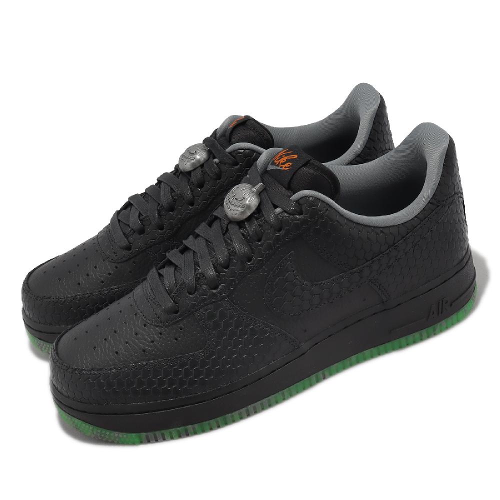 Nike 耐吉 休閒鞋 Air Force 1 07 PRM 男鞋 黑 綠 萬聖節 AF1 Halloween FQ8822-084