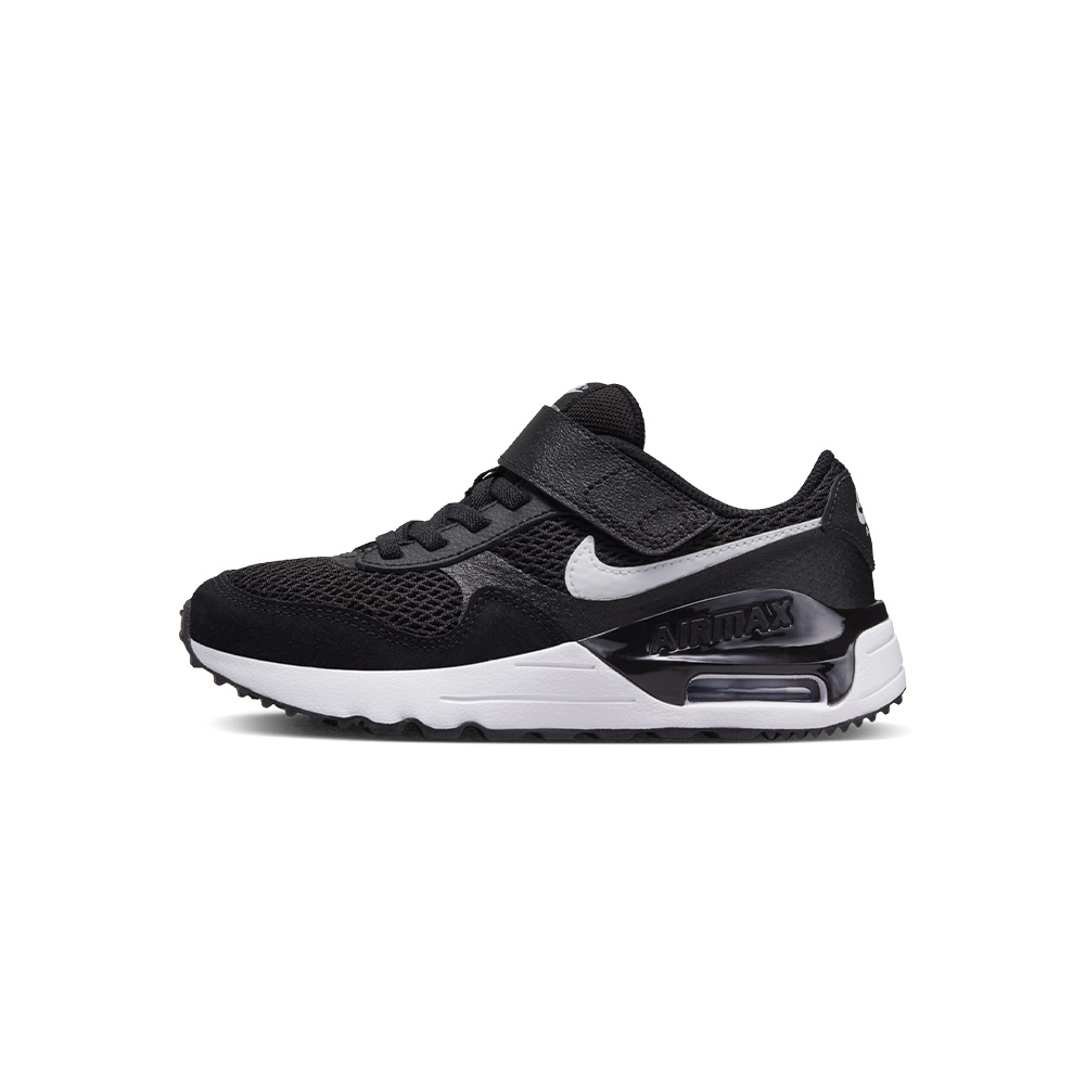 Nike Air Max Systm (PS) 中童 黑白 氣墊 魔鬼氈 休閒 運動 慢跑鞋 DQ0285-001