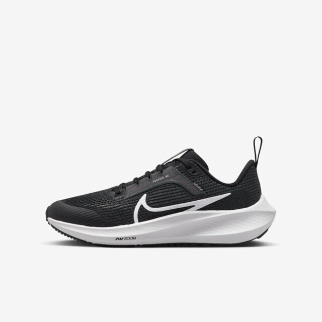 NIKE 耐吉 Air Zoom Pegasus 40 GS [DX2498-001] 大童 慢跑鞋 運動 小飛馬 緩震 黑白