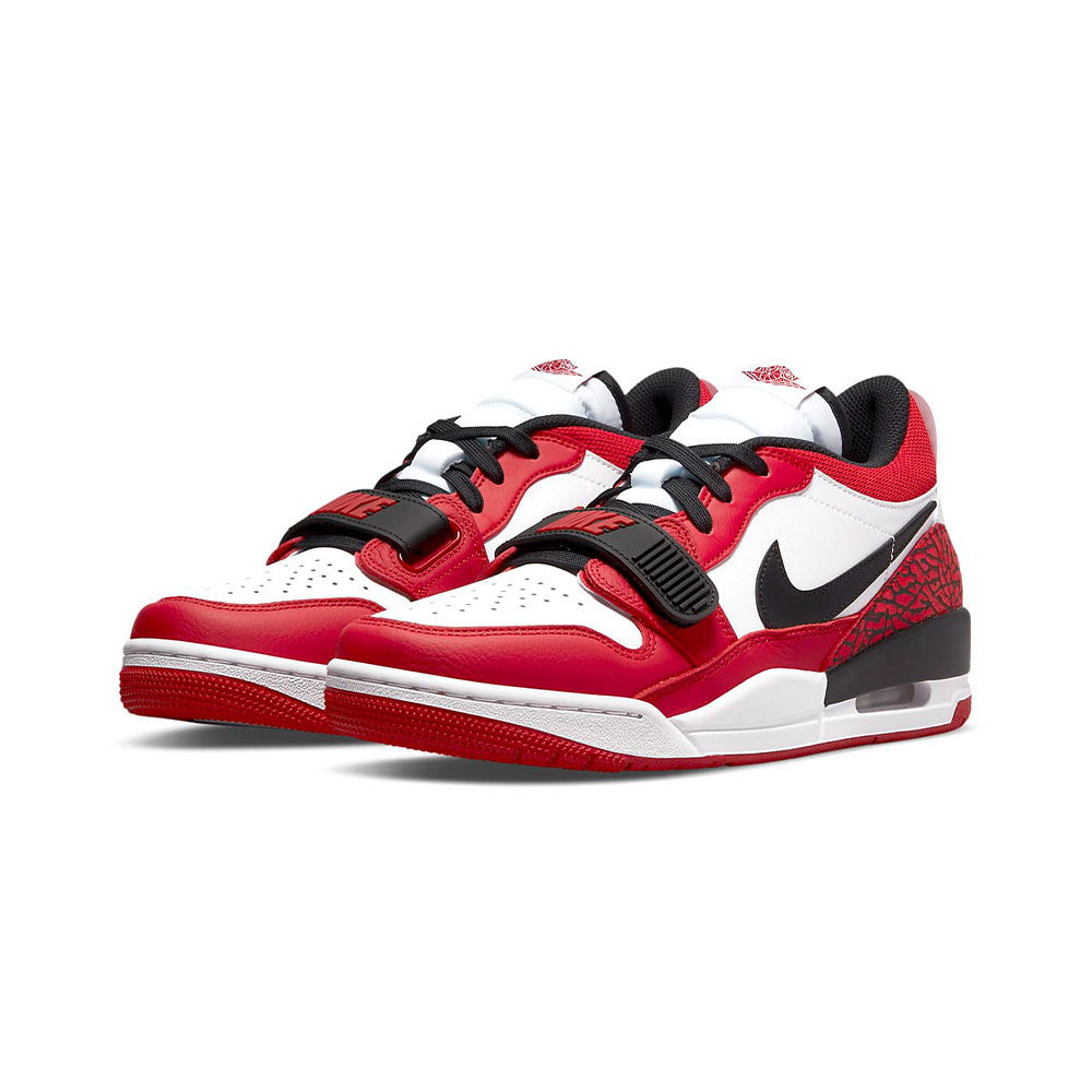 Nike Air Jordan Legacy 312 Low 男黑紅AJ1 低筒運動休閒鞋CD7069-116