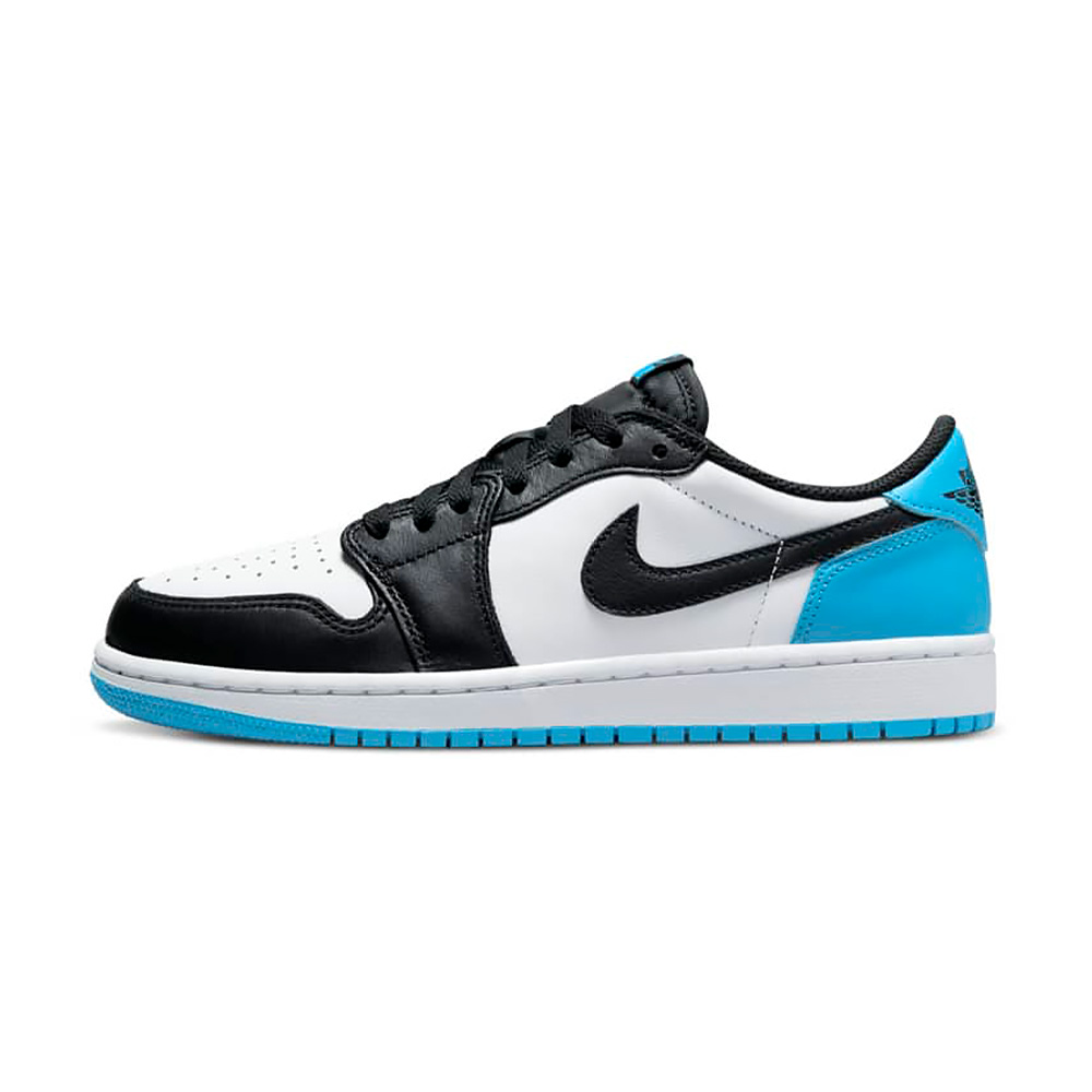 Nike Air Jordan 1 Retro Low OG 男鞋 黑白藍色 經典 低筒 休閒鞋 CZ0790-104