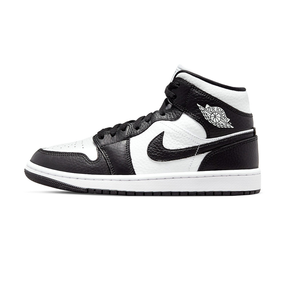 Nike Air Jordan 1 Mid SE 女黑白色陰陽AJ1 高筒運動休閒鞋DR0501-101