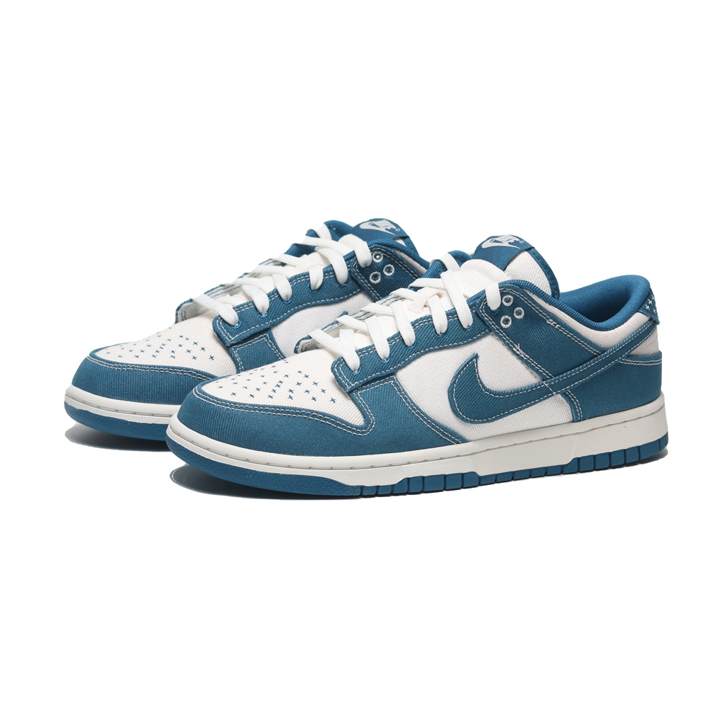 NIKE 休閒鞋DUNK LOW RETRO SE 丹寧刺繡滿天星藍男DV0834-101 - PChome