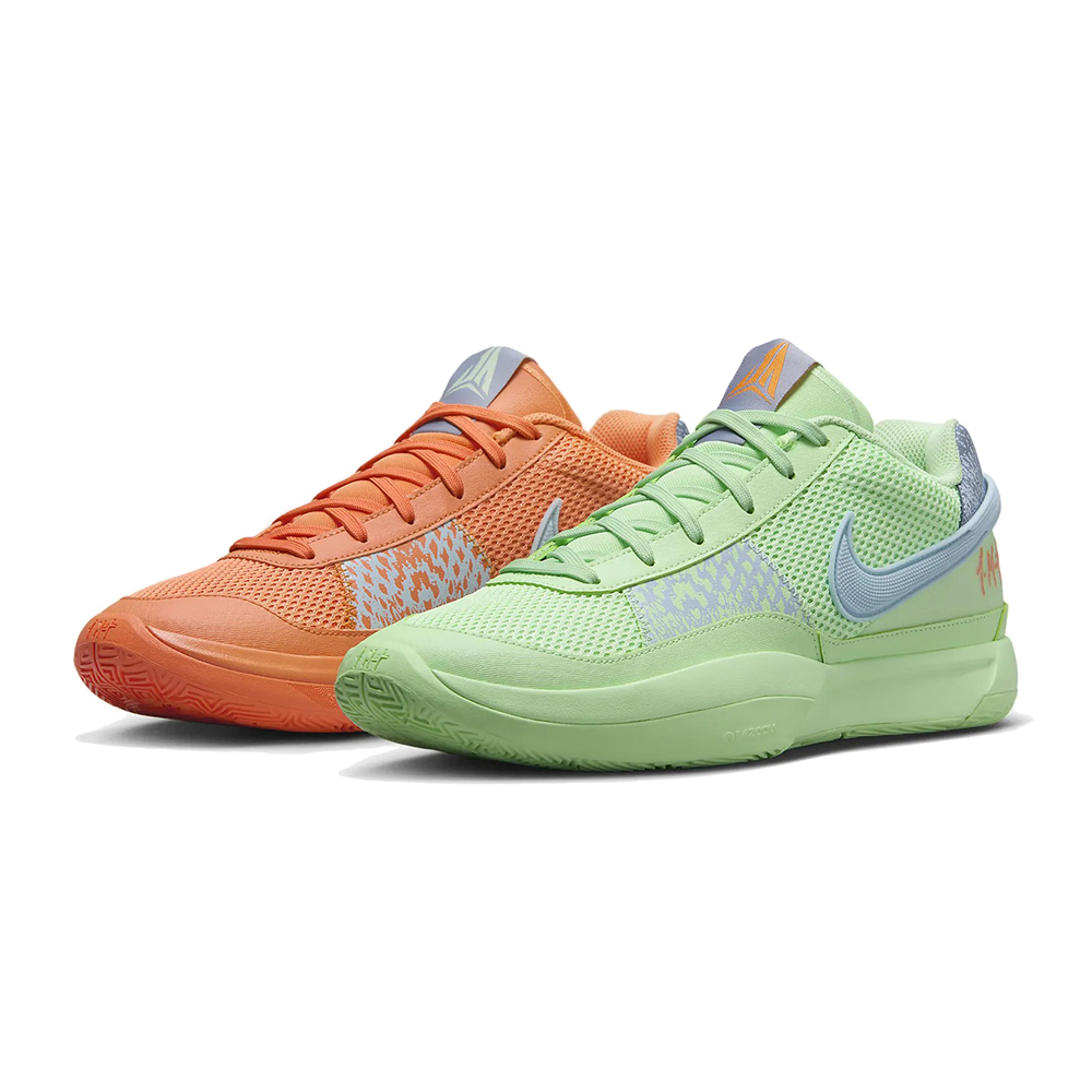 Nike JA 1 Mismatched 籃球鞋 鴛鴦綠橘 男鞋 籃球鞋 運動鞋 實戰藍球鞋 FV1288-800