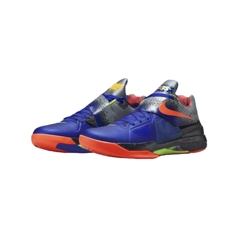 NIKE 耐吉Nike KD 4 Nerf 螢光紫藍休閒鞋男鞋FQ8180-400 - PChome 24h購物