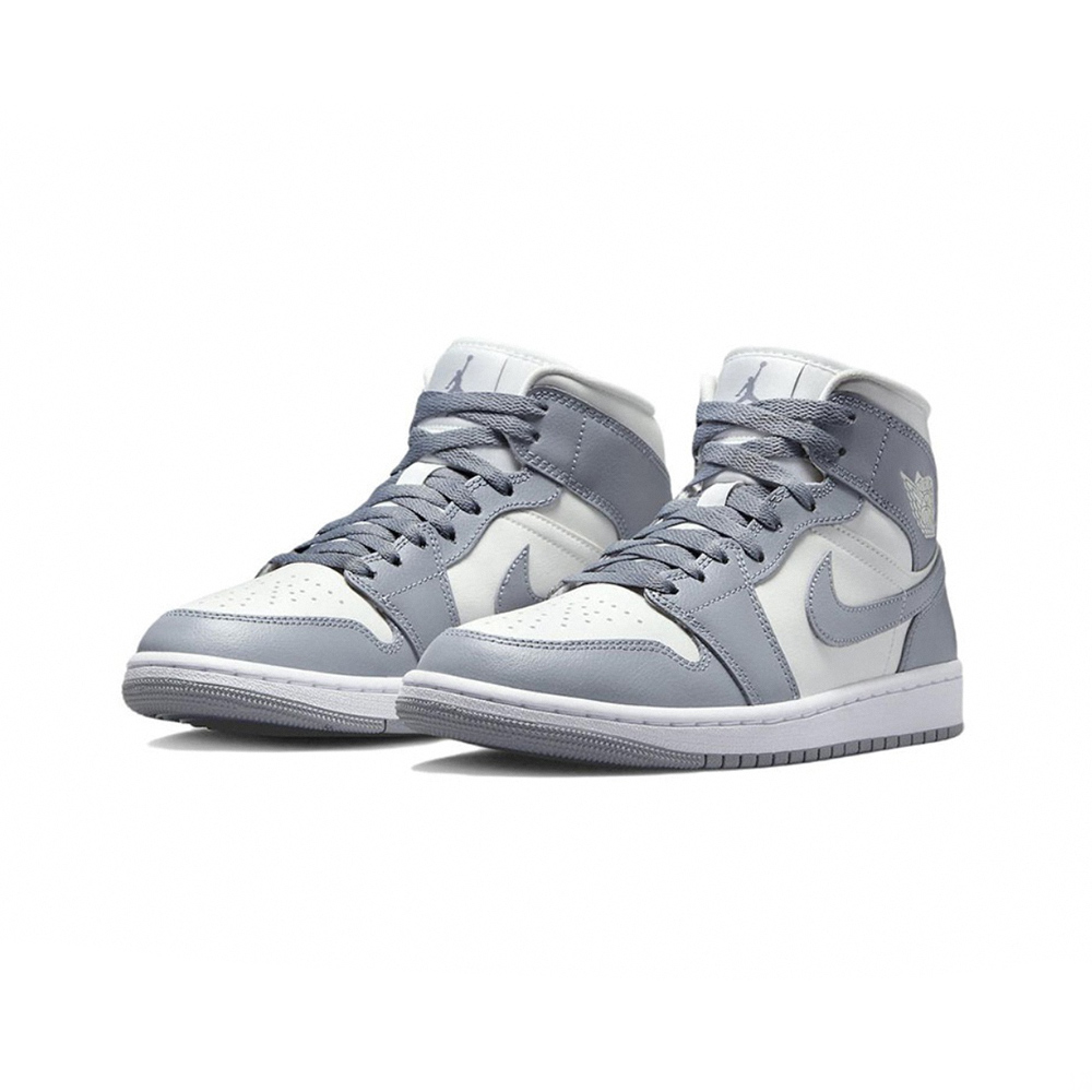 NIKE 耐吉 Air Jordan 1 Mid Stealth 海鹽灰 男女款 高筒鞋 BQ6472-115
