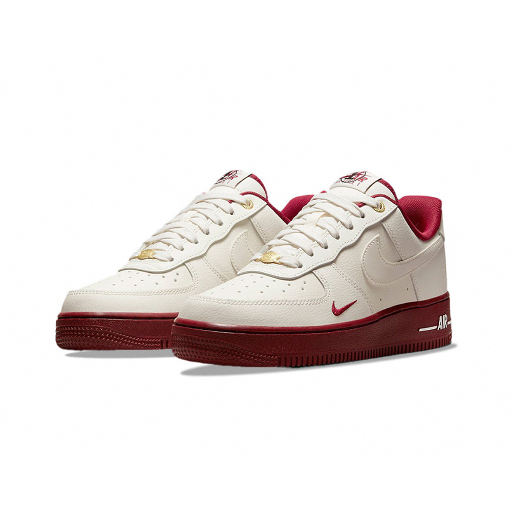 Nike Air Force 1 Low 40th Anniversary 40周年紀念酒紅奶油休閒鞋