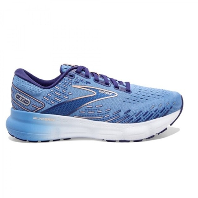 Brooks Glycerin 20 [1203691B478] 女 慢跑鞋 路跑 避震緩衝象限 甘油系列20代 藍