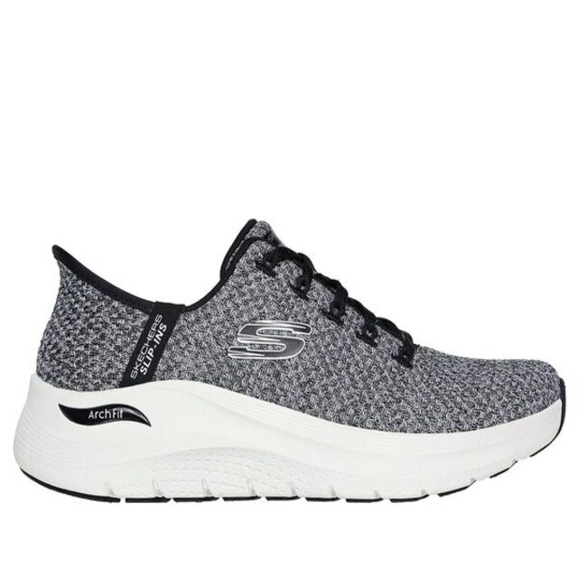 SKECHERS 斯凱奇 Skechers Arch Fit 2.0 [150322BKCC] 女 慢跑鞋 運動鞋 瞬穿 舒適 支撐 緩衝 灰黑