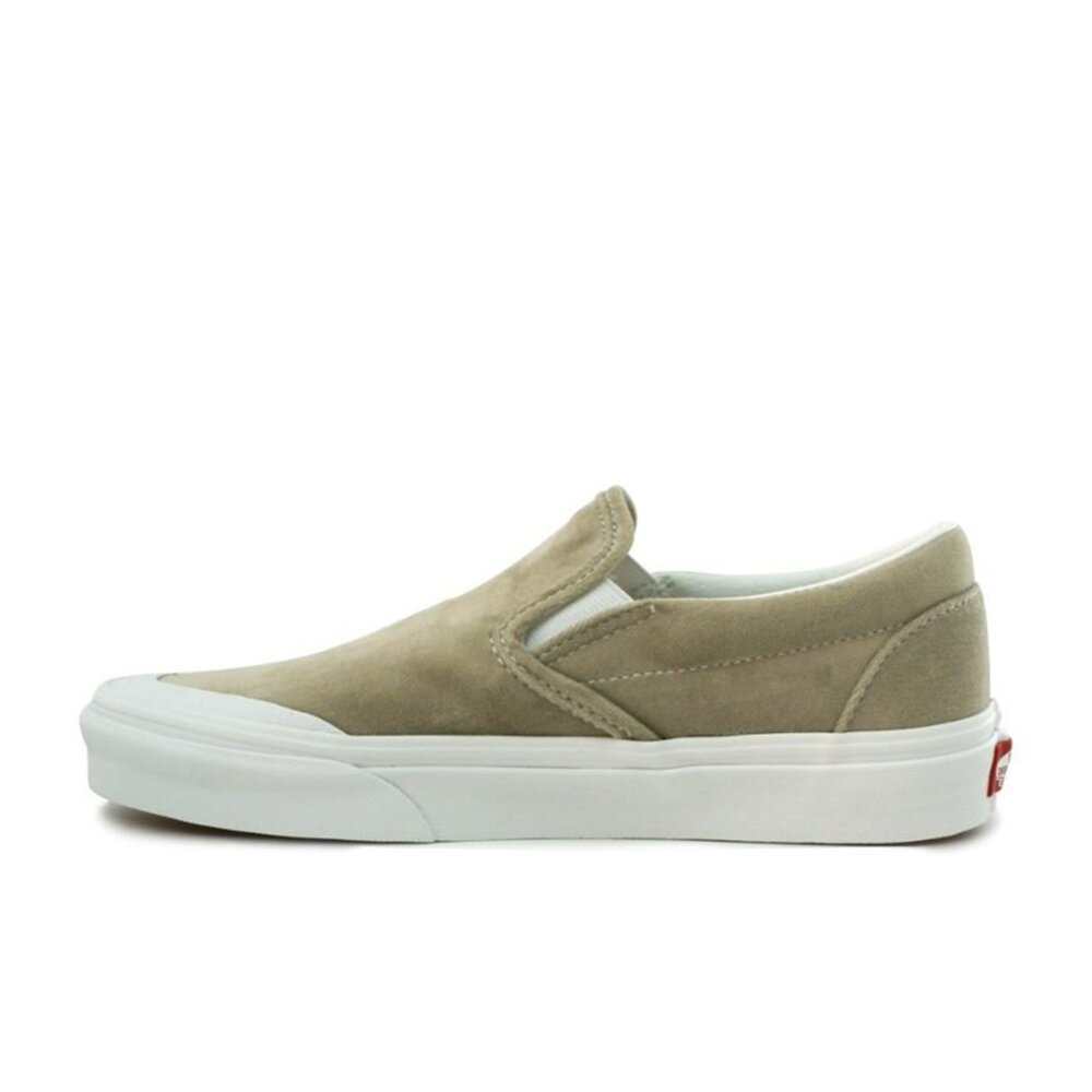 VANS Classic Slip-On T 卡其 懶人鞋 天鵝絨 加厚 舒適 休閒鞋 運動鞋 男女鞋 VN0A4P3CTCH