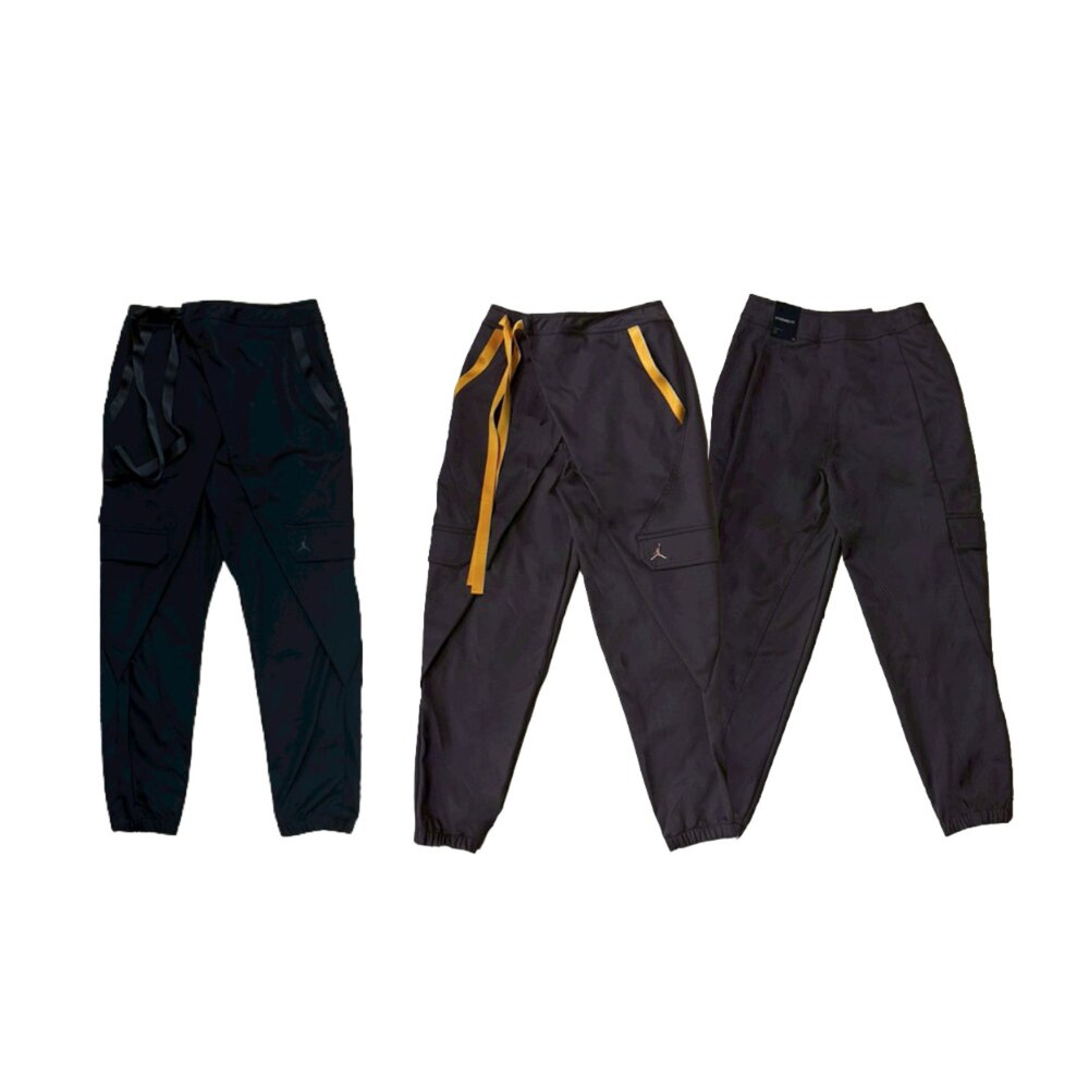 W Jordan AS J UTILITY PANT FUTURE 未來感工裝長褲 深棕/黑 DA1528
