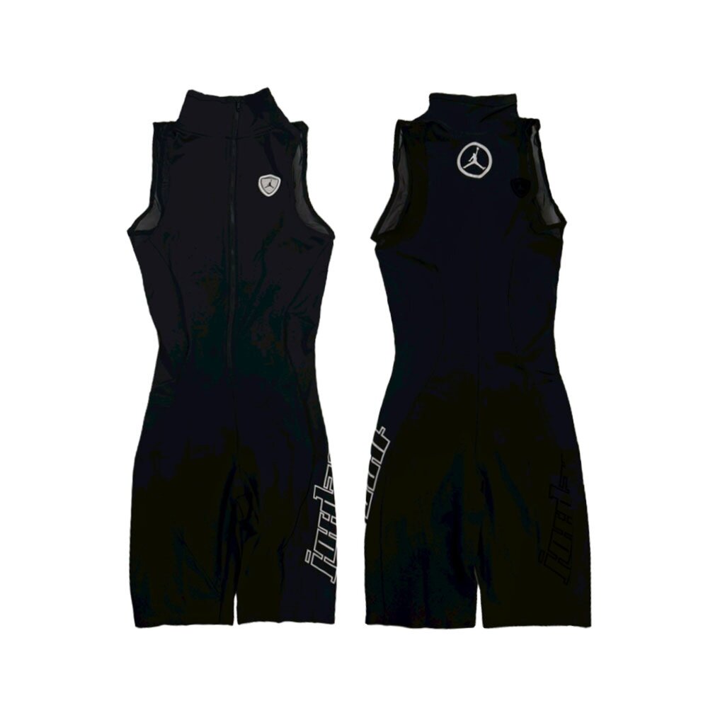 NIKE 耐吉 W Jordan Motorsport Bodysuit 賽車連衣褲 黑色 CV7448-010