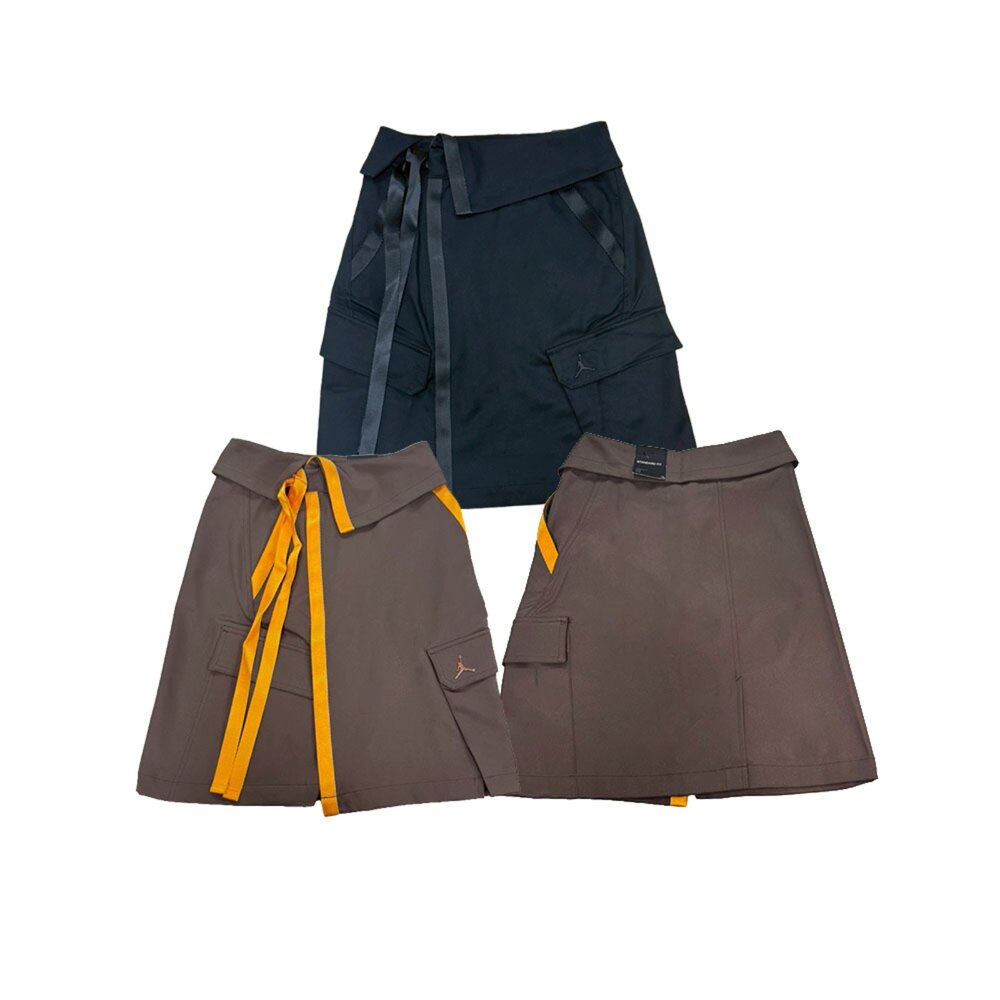 W Utility Skirt Future 口袋機能工裝裙 深棕/黑 DA4589