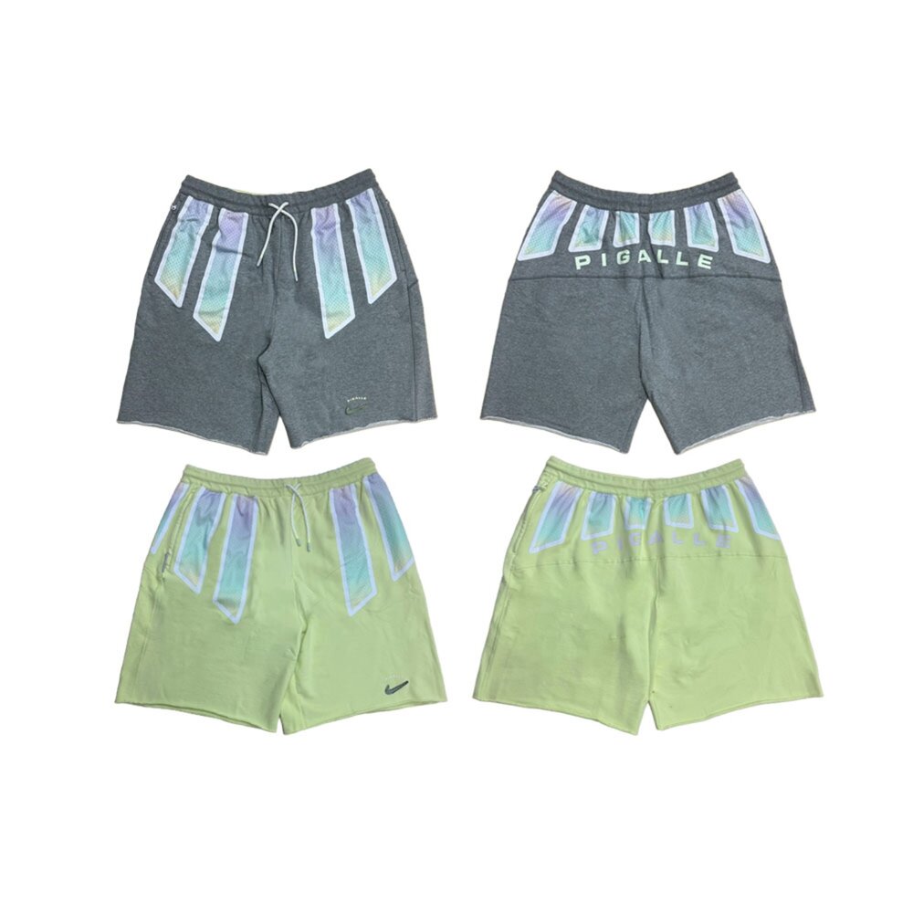 NIKE 耐吉 Pigalle x Nike Short 運動短褲 灰/黃 CI9952
