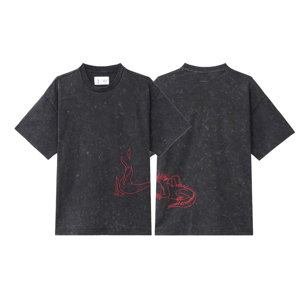 NIKE 耐吉 AS NK Lunar Drgn SS Tee 龍年限定短袖上衣 黑色 FZ7625-010