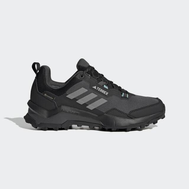 Adidas Terrex Ax4 GTX W [HQ1051] 女 登山鞋 戶外 越野 跑鞋 防水 穩定 耐磨 黑 灰