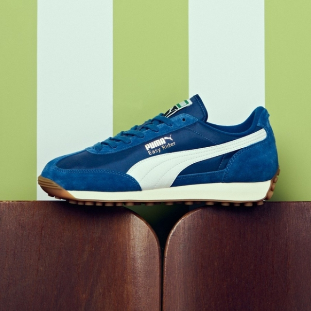 PUMA 彪馬 休閒鞋 EASY RIDER VINTAGE 藍白 麂皮 復古 男 39902809