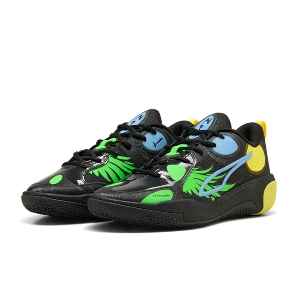 PUMA 彪馬 Mb World.01 黑底綠翅膀 星際太空 珠光 輕量 休閒鞋 運動鞋 男鞋 313234-02