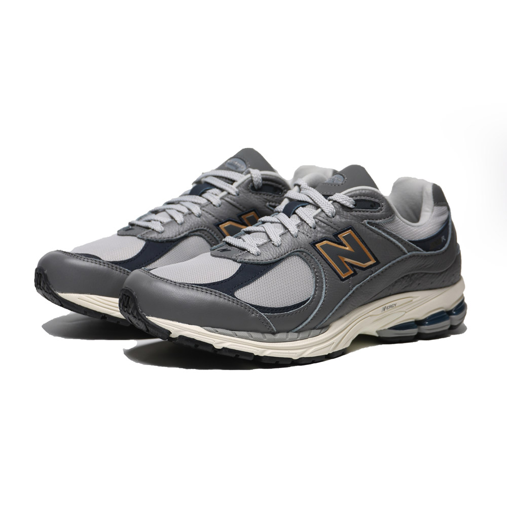 NEW BALANCE 休閒鞋2002R (偏窄) 質感深灰藍皮革金標男M2002RHP