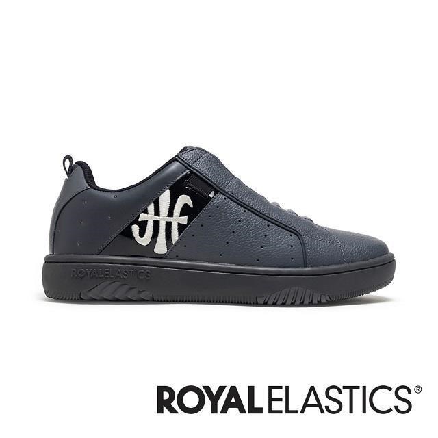 Royal Elastics ICON2.0 灰黑真皮潮流運動休閒鞋 (男) 006552-990