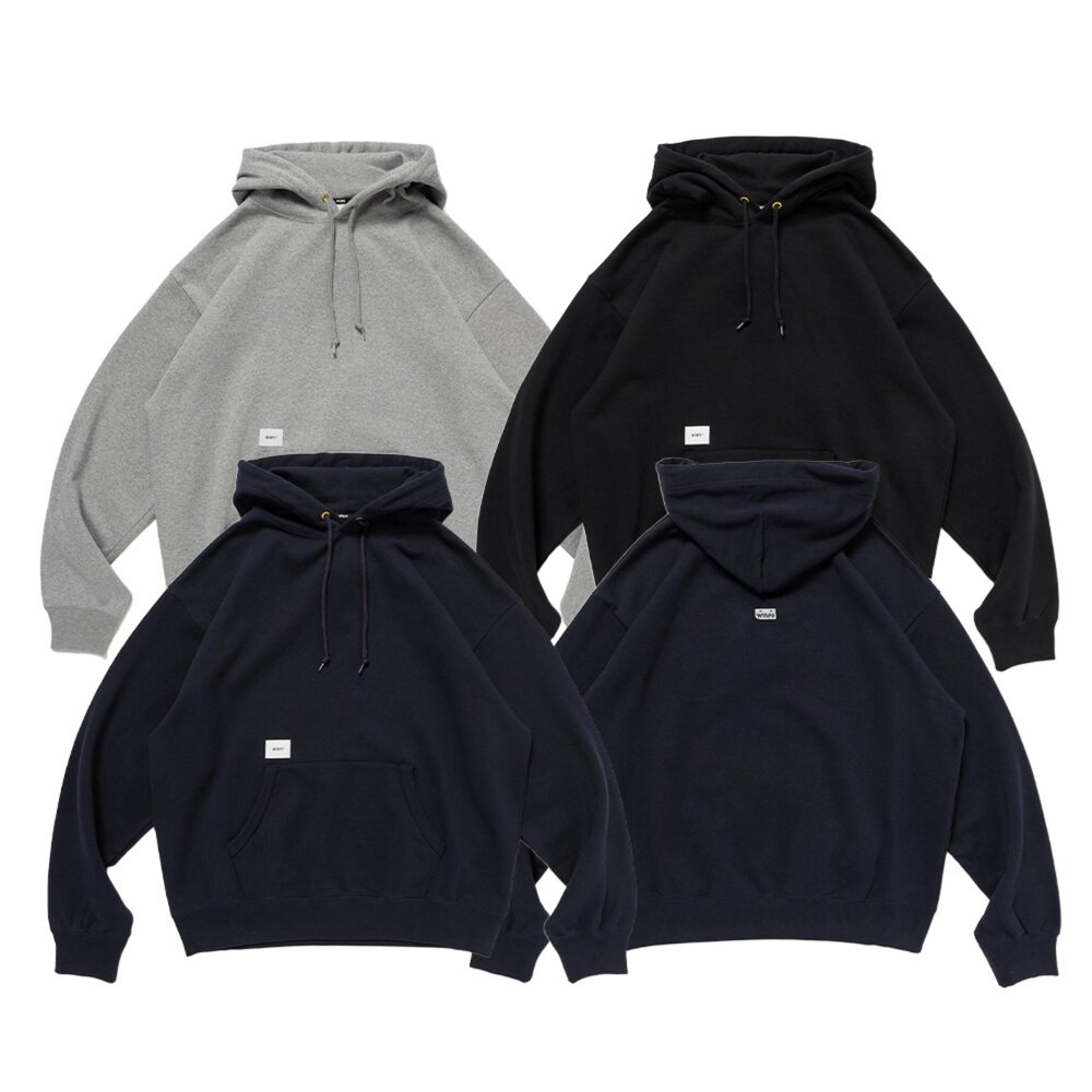 Wtaps AON / HOODY / COTTON 帽T 黑/灰/海軍藍252ATDT-CSM17 - PChome