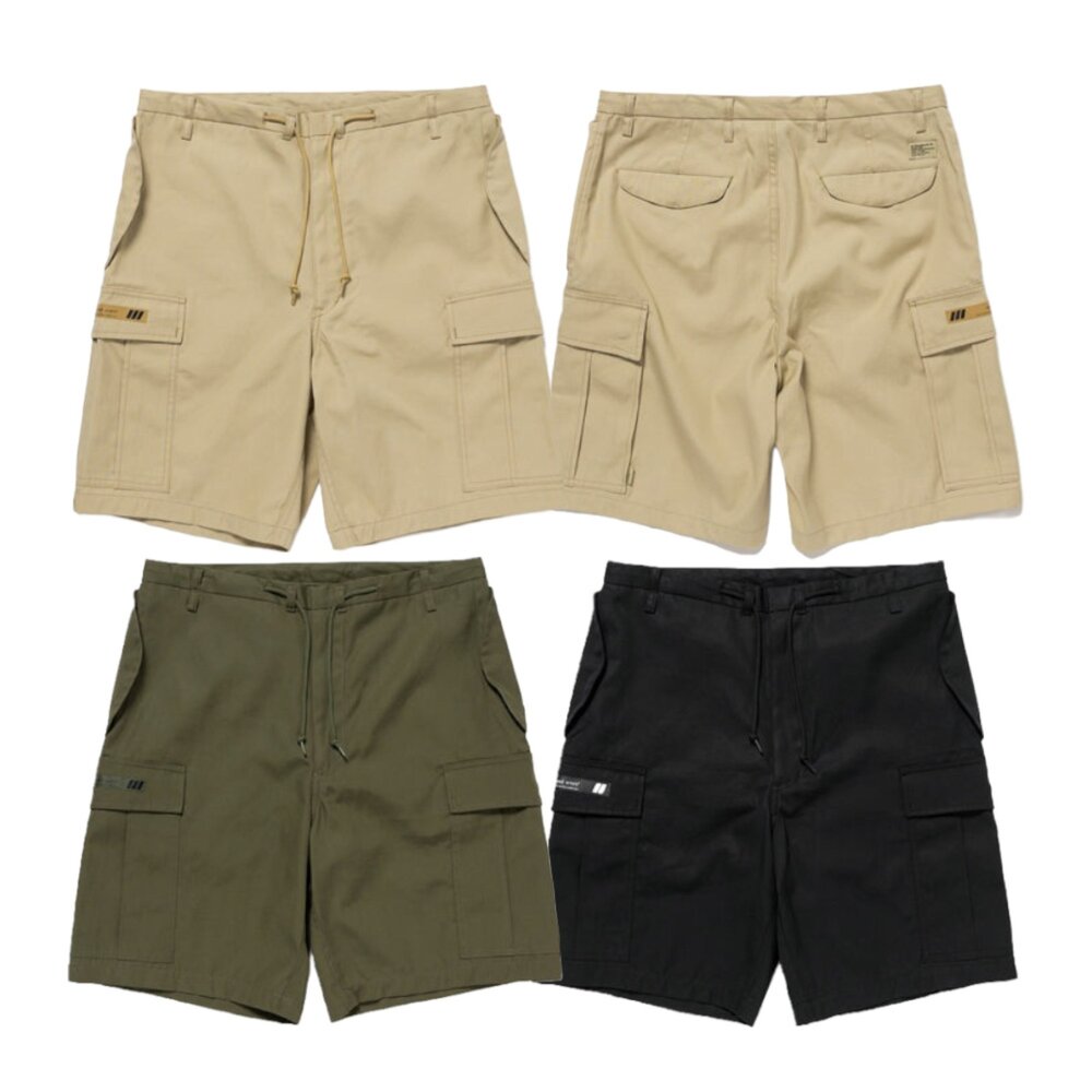 Wtaps Armstg2601 / Shorts / Cotton. Cnvs 工裝短褲口袋刺繡卡其