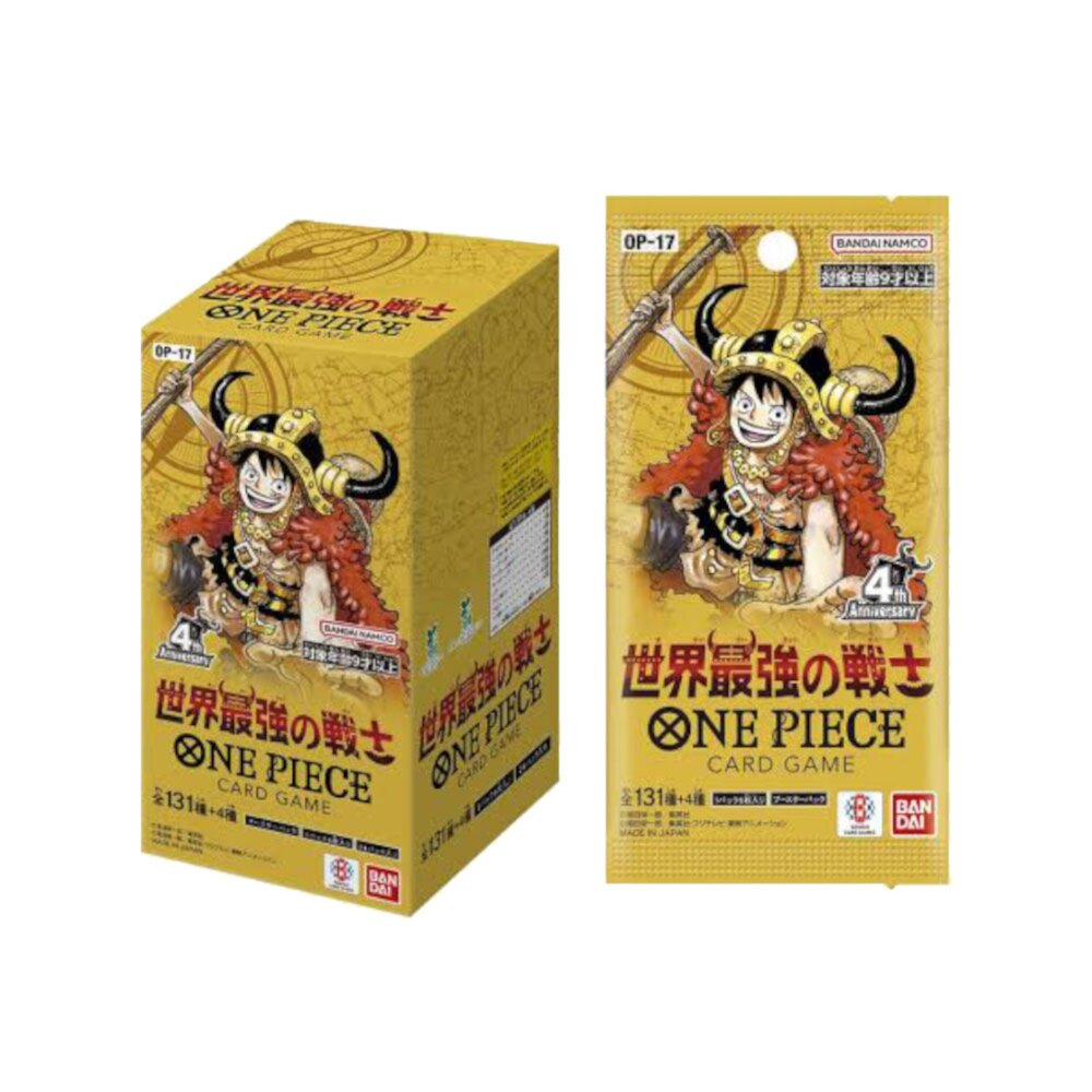 ONE PIECE 航海王 Card Game 世界最強的戰士 航海王卡牌 (每盒 24 包) 4週年 聯名 收藏 OP-17