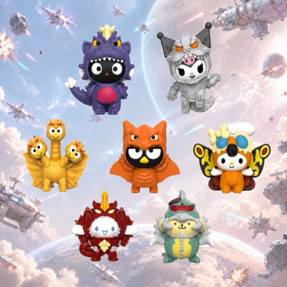 Sanrio 三麗鷗 哥吉拉 x 三麗鷗 x 麥當勞 美國限定 公仔 布丁狗/大耳狗/大眼蛙/美樂蒂/酷企鵝/巧克貓/酷洛米 MCGZLA