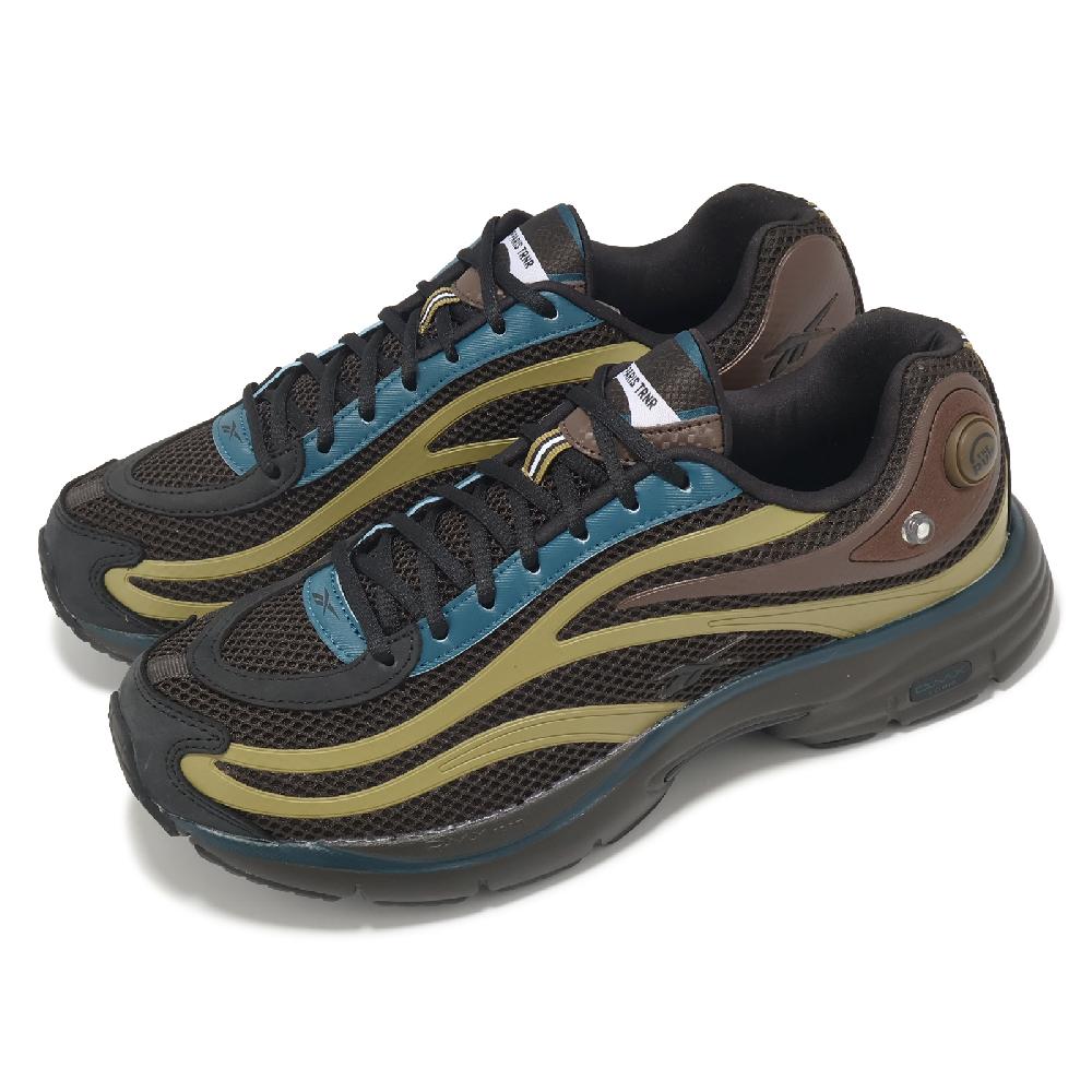 銳跑 慢跑鞋 Premier Pump Paris Trainer 男鞋 黑 棕 充氣式 復古跑鞋 100204588