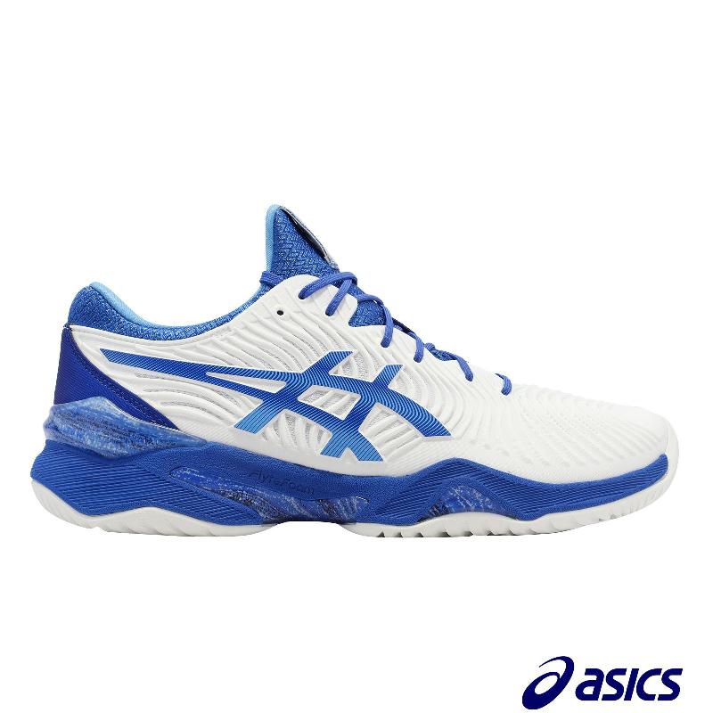 Asics 網球鞋Court FF Novak 男鞋白藍限量支撐穩定喬科維奇印地安泉