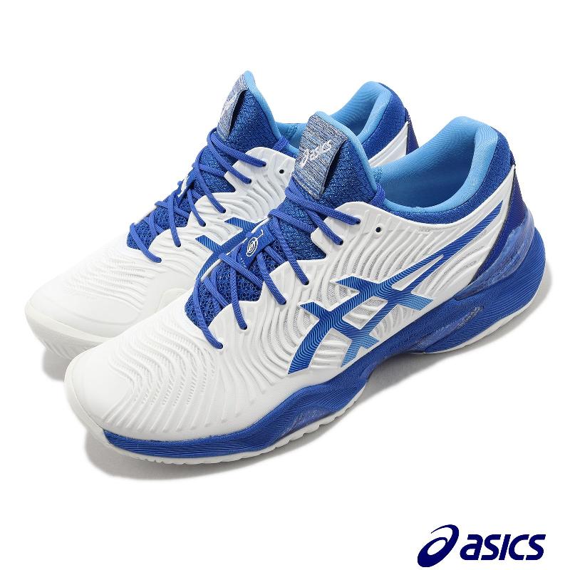 Asics 網球鞋 Court FF Novak 男鞋 白 藍 限量 支撐 穩定 喬科維奇 印地安泉大師賽 1041A343960