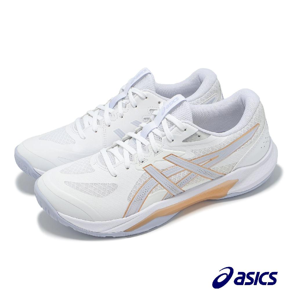 Asics 亞瑟士 排球鞋 GEL-Tactic 13 2E 寬楦 男鞋 女鞋 白 藍 室內運動 緩衝 運動鞋 亞瑟士 1073A084102