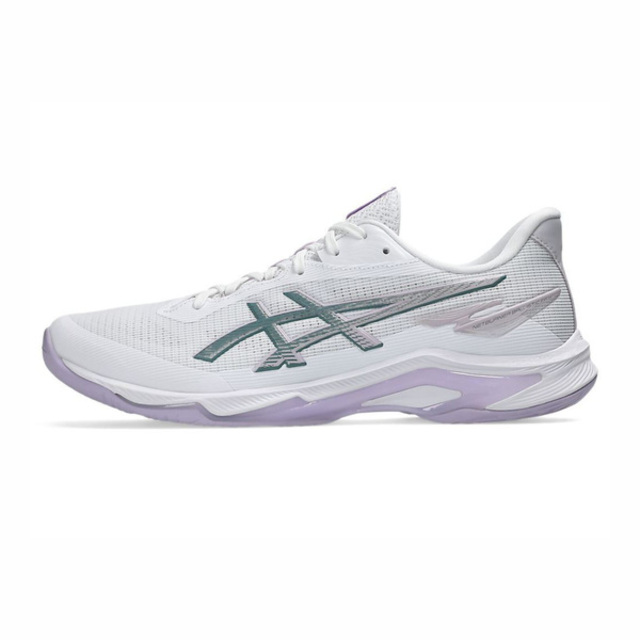 Asics 亞瑟士 Asics 亞瑟士 Netburner Ballistic FF 4 [1053A070-106] 女 排球鞋 白 紫