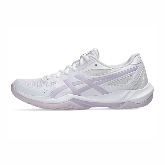 Asics 亞瑟士 Asics 亞瑟士 GEL-Rocket 12 1072A119-106 女 排球鞋 羽球鞋 包覆 回彈 白 紫
