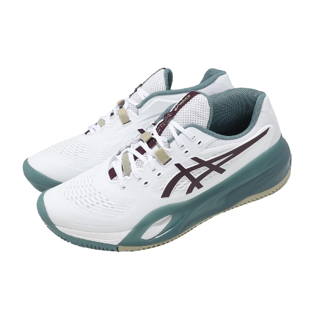 Asics 亞瑟士 網球鞋 GEL-Resolution X Clay 男鞋 白 美網 紅土 1041A485104