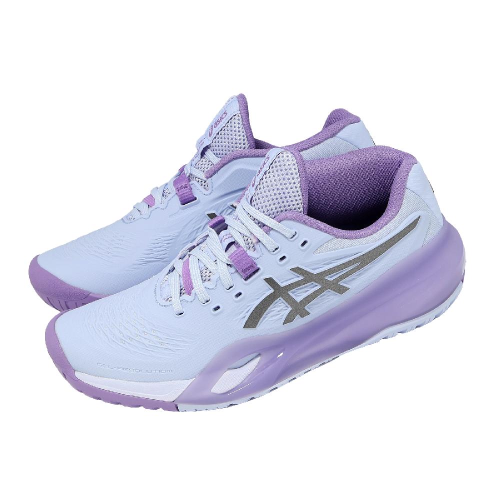 Asics 亞瑟士 網球鞋 匹克球鞋 GEL-Resolution 女鞋 藍 美網夜場 底線型 1042A303400