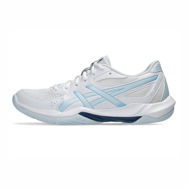 Asics 亞瑟士 Asics 亞瑟士 GEL-Rocket 12 [1072A125-100] 女 排球鞋 羽球鞋 室內運動 緩震 白水藍