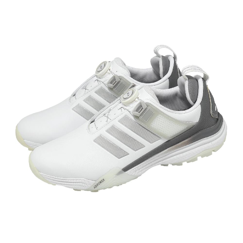 adidas 愛迪達 高爾夫球鞋 Adipower 26 SL Boa 男鞋 防水 寬楦 白 無釘 JS4140