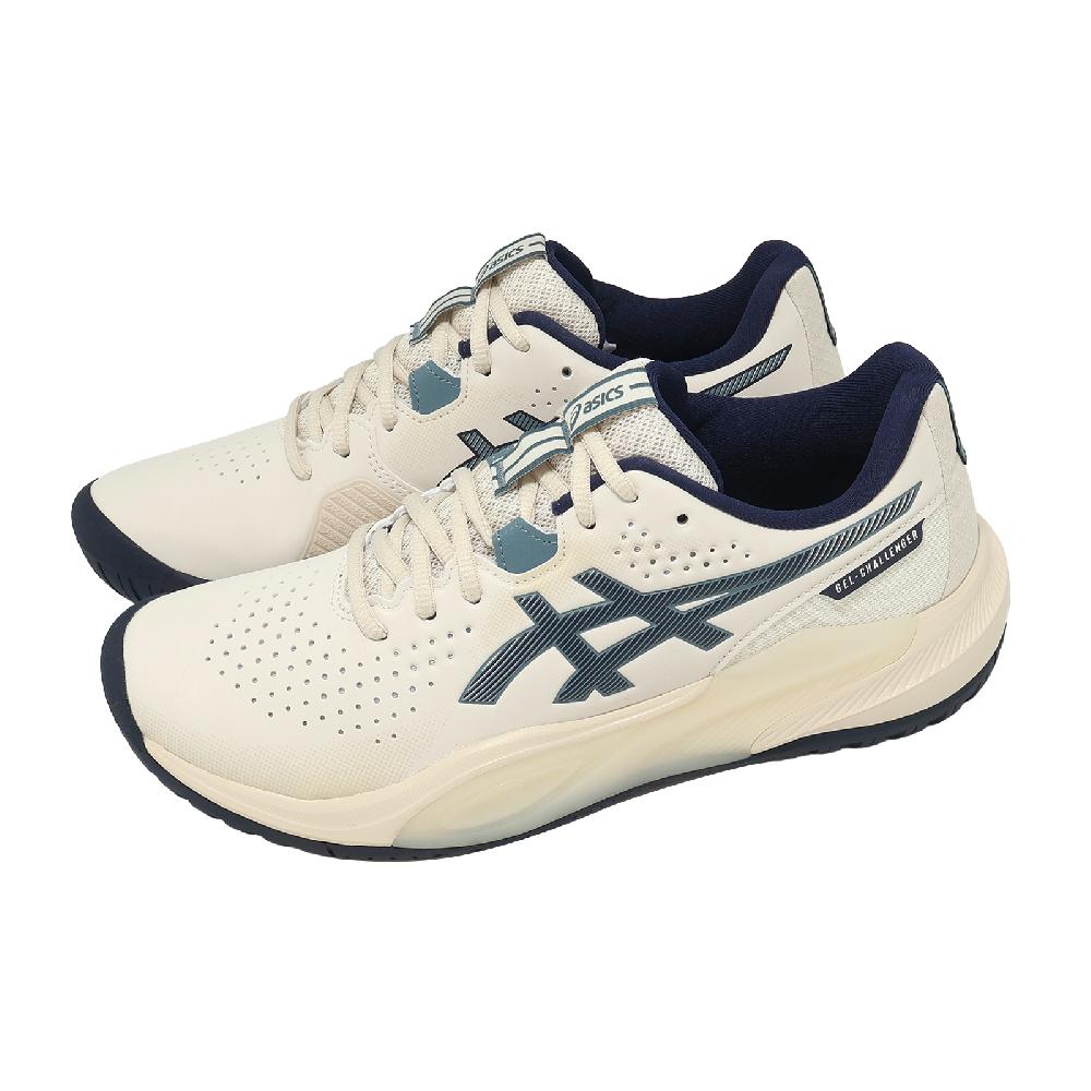 Asics 亞瑟士 網球鞋 匹克球鞋 GEL-Challenger 15 男鞋 米白 避震 1041A510250