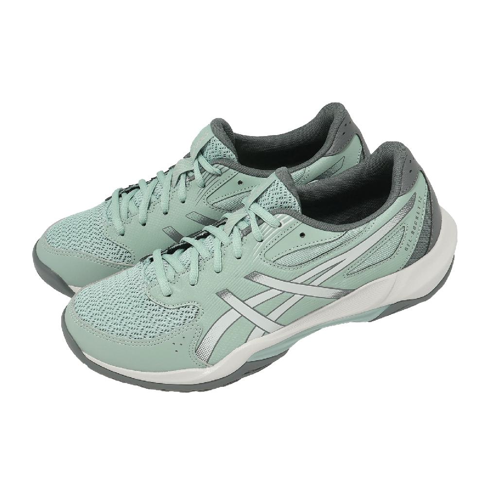 Asics 亞瑟士 排球鞋 GEL-Rocket 12 2E 寬楦 男鞋 綠 抗扭 室內運動 1071A115403
