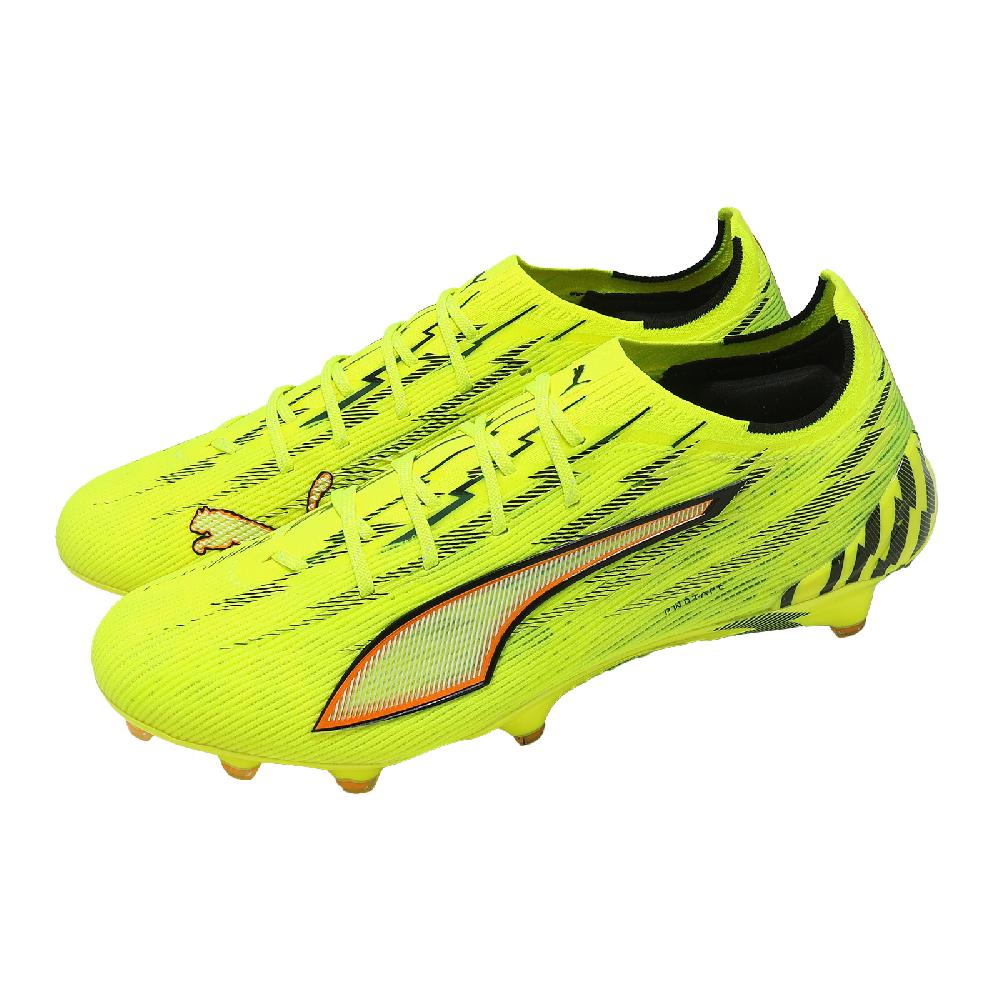 PUMA 彪馬 足球釘鞋 Ultra 6 Ultimate FG 男鞋 黃 輕量 支撐 短草皮 108699-01