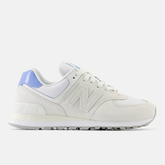 New Balance 紐巴倫 [WL5742BC] 女 休閒鞋 運動 經典 復古 B楦 NB 574 緩震 麂皮 海鹽 藍