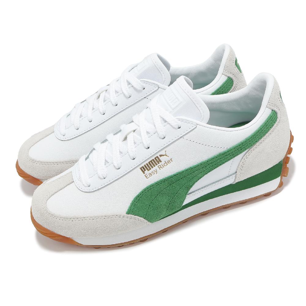 PUMA 彪馬 休閒鞋 Easy Rider Mix 男鞋 女鞋 白 綠 麂皮 拼接 復古 緩衝 情侶鞋 39902505