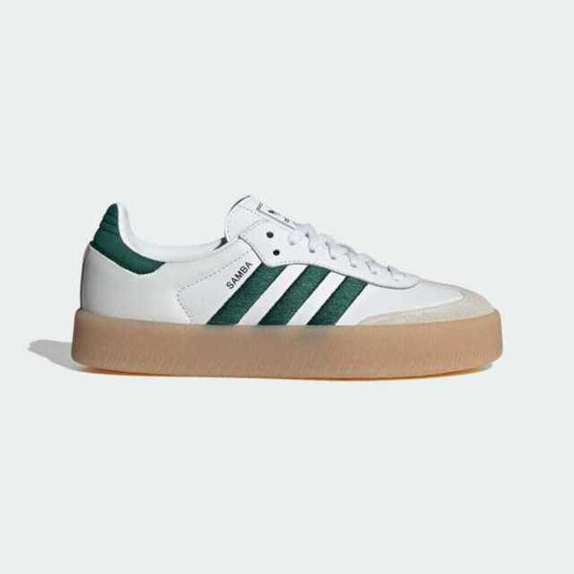 adidas Originals Adidas Sambae W [ID0440] 女 休閒鞋 運動 經典 復古 厚底 膠底 皮革 日常 百搭 白綠